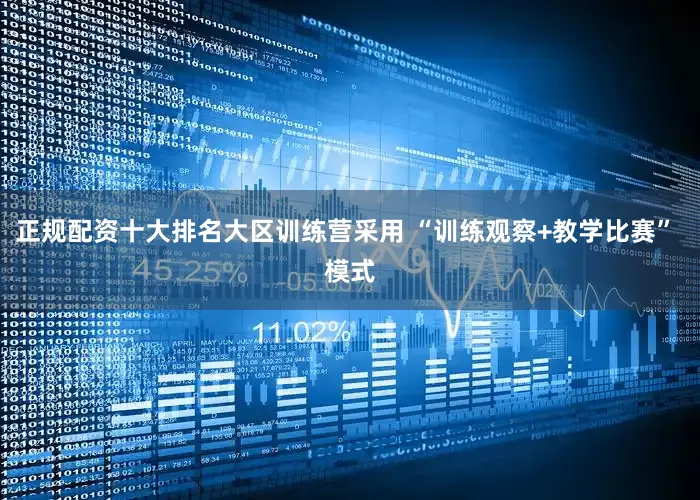 正规配资十大排名大区训练营采用 “训练观察+教学比赛” 模式