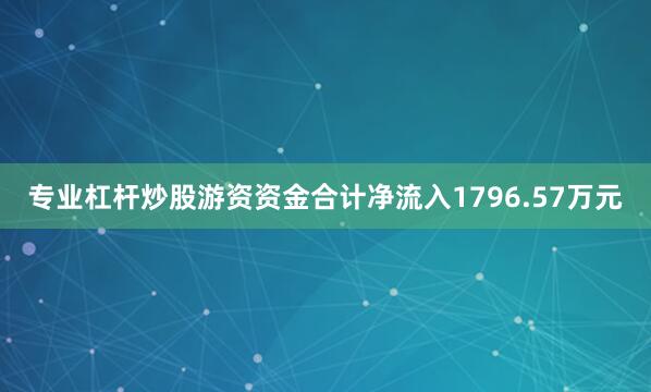 专业杠杆炒股游资资金合计净流入1796.57万元